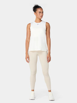 Squatwolf - White Lightweight Crew Neck Tank Top