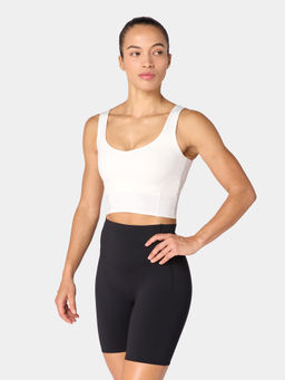 Squatwolf - White ACTDRY Built In Bra Pro Tank Top