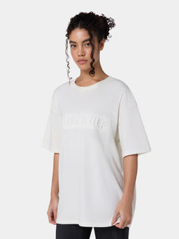 Squatwolf - White Statement Oversized Short Sleeve T-Shirt