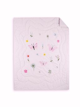 Haus & Kinder - Pink Cotton Butterfly Garden Kids Quilt