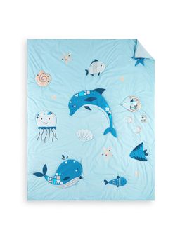 Haus & Kinder - Blue Cotton Vitamin Sea Kids Quilt