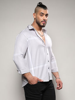 Instafab Plus - Mens Tartan Plaid Button Up Shirt