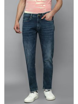 Louis Philippe - Men Navy Mid Smart Fit Jeans