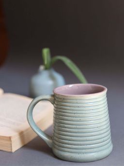 WEAVING HOMES - Shades Coffee Blue Mug