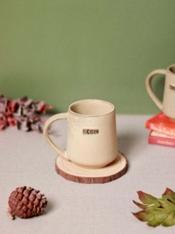 WEAVING HOMES - Begin Cream Mug