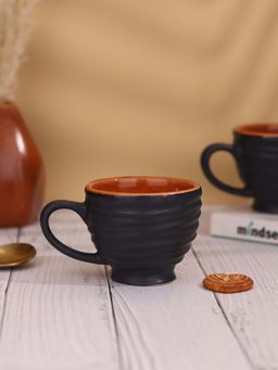 WEAVING HOMES - Black Torrent Chai Cup Cream