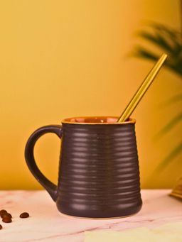 WEAVING HOMES - Rust-Black Coffee Mug