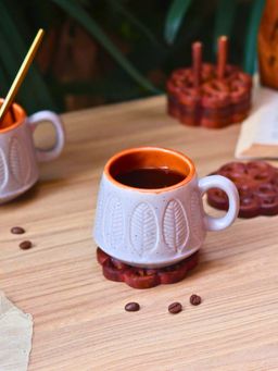 WEAVING HOMES - Mellow Serene Leaf Coffee Mug