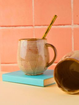 WEAVING HOMES - Cozy Beige Mug