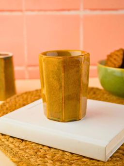 WEAVING HOMES - Mustard Chai Kulhad Green