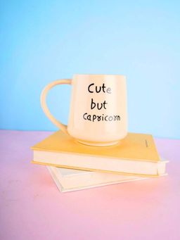 WEAVING HOMES - Cute But Capricorn Cream Mug
