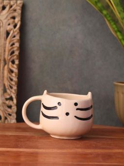 WEAVING HOMES - Kitty Beige Mug