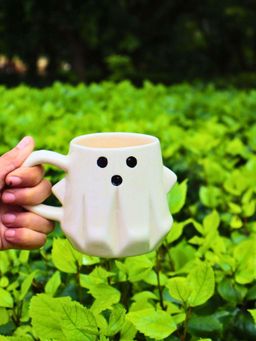 WEAVING HOMES - Spooky Ghost White Mug