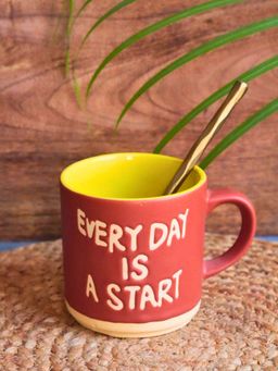 WEAVING HOMES - Every Day Is A Start Multi-Color Mug