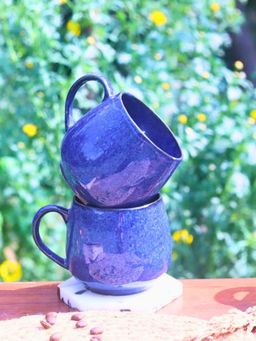 WEAVING HOMES - Cozy Blue Coffee Mug