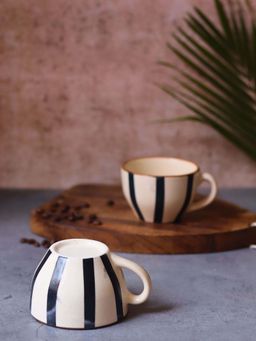 WEAVING HOMES - Zebra White Mug