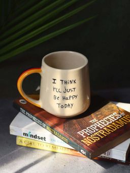 WEAVING HOMES - Happy White Mug