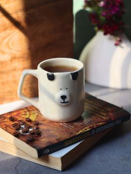 WEAVING HOMES - Puppy White Mug