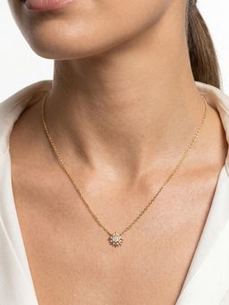 Carlton London - 18Kt Gold Plated Pendant Necklace
