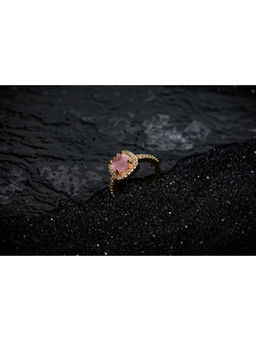 Vosgi - Pink Sparkle Stone Ring