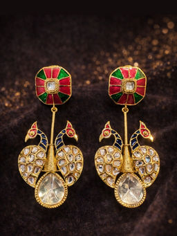 Qunic - The Mor Noor White Drops Earring
