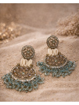 Qunic - The Neel Noor Multicolor Earrings