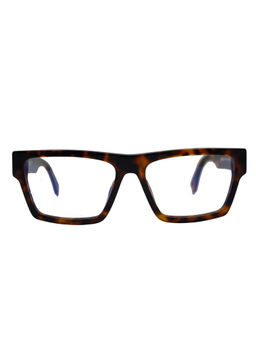 Off-White - Brown Full Rim Eyeglass Frame (OERJ046F2316000) (56)