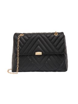 Lino Perros - Quilted Black Sling Bag