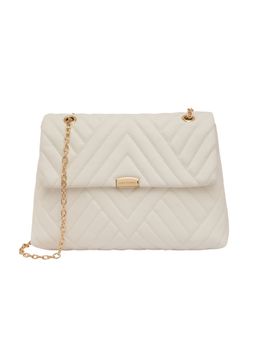 Lino Perros - Quilted White Sling Bag