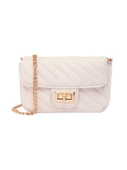 Lino Perros - White Mini Quilted Sling