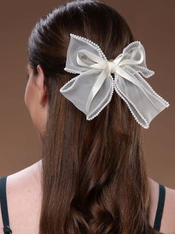 Vogue Panash - Women White Tic Tac Hair Clip