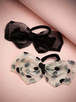 Vogue Panash - Women Embellished Ponytail Holders (Pack Of 2)