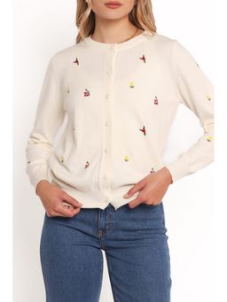 Petal & Pup - Cream Millen Flower Embroidery Cardigan
