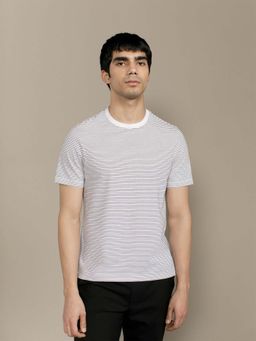 Perona - Dante White Stripe T-Shirt