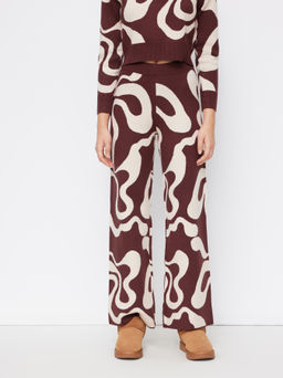 Cider - Everyday Illusion Psychedelic Swirl Knit Trousers