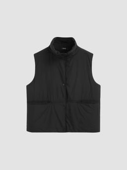 Cider - Collar Solid Pocket Puffer Vest