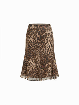 Cider - Mesh Low Rise Bowknot Mermaid Skirt