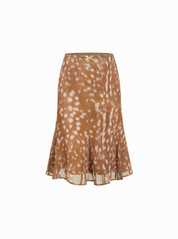 Cider - Mesh Low Rise Bowknot Mermaid Skirt