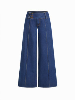 Cider - Denim Low Rise Baggy Jeans