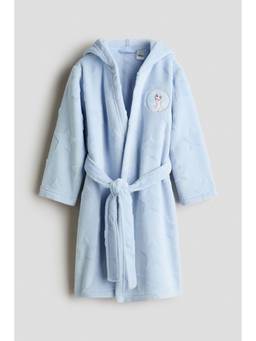 H&M - Girls Blue Fleece Dressing Gown