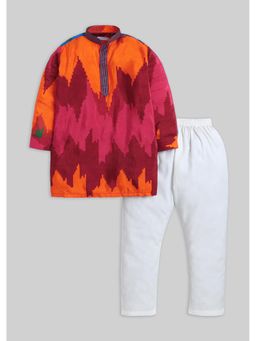 KALKI FASHION - Multi-Color Colorblock Kurta and Pant