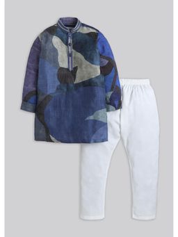 KALKI FASHION - Multi-Color Abstract Kurta and Pant