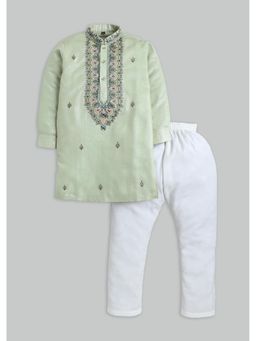 KALKI FASHION - Green Embroidered Kurta and Pant