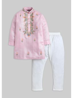 KALKI FASHION - Pink Embroidered Kurta and Pant
