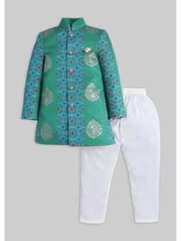 KALKI FASHION - Green Printed Kurta and Pant