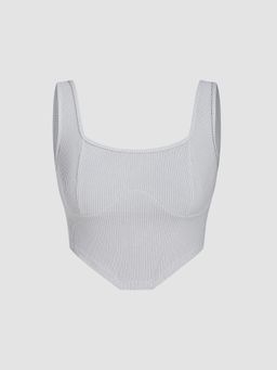 Cider - Solid Zip Up Tank Top