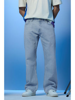 Snitch - Stars Within Bootcut Washed Blue Jeans