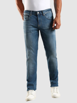 Tommy Hilfiger - Blue Slim Fit Mid Rise Jeans