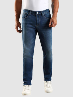 Tommy Hilfiger - Blue Slim Fit Mid Rise Jeans