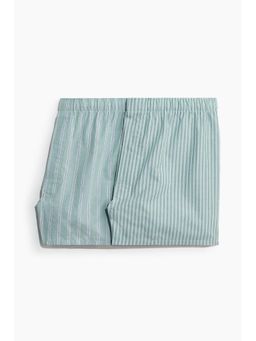 H&M - Men Green 2-Pack Woven Boxer Shorts
